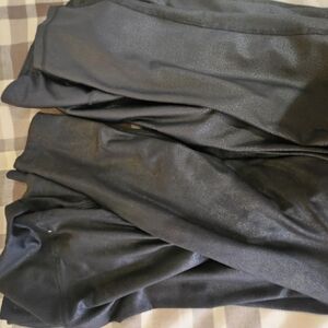 Black Faux Leather Leggings